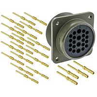 Amphenol Industrial 10-214228-11P Receptacles ER 22C 18#16 4#12 PIN RECP BOX