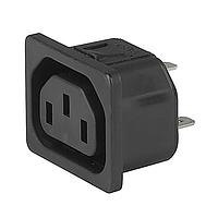 Schurter 3-101-689 Outlets 10A APP OUTLET 2.0mm SNAP-IN W/O LITEPIP