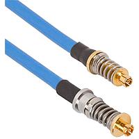 Amphenol SV Microwave FV67.3SMPM-085-FV67SMPM-180 RF Cable Assemblies VITA 67.3SMPM VITA 67.1/2 SMPM 18"Cable