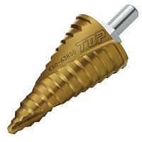TOP Kogyo ESD-638SG Round shank spiral step drill (100mm)