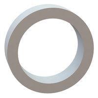 Essentra Components 13RSSR0090 Round Round Spacer, .380 ID, .500 OD, .125 Length