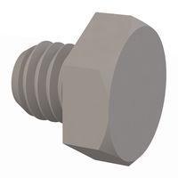 Essentra Components 011032H018 Cap Screw Hex Unslotted Bolt, #10-32 Thread, 3/16 Lg