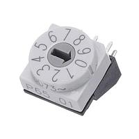 APEM P65THR101L254 Rotary Switches DIP ROTARY SWITCH P60 10MM