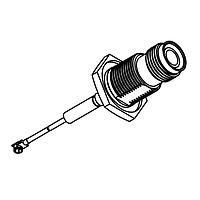 Molex 89761-8111 RF Cable Assemblies CA TNCJ RP BLKHD IP68/U.FL 1.37