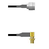 Amphenol Custom Cable Q-2N02R0008018i RF Cable Assemblies N-SP/SMA-RJB RG58 18I