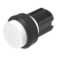 EAO 45-2131.1290.000 Switch Actuators Pushbutton actuator white lens raised above bezel momentary front/housing plastic