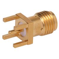 HUBER+SUHNER 82_SMA-50-0-1/111_NE PCB Connectors SMA straight PCB jack(f)
