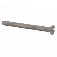 Essentra Components 020440A125 Slotted Countersunk 82 Slotted CSK Screw, #4-40 Thread, 1 1/4 Lg