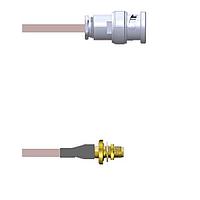 Amphenol Custom Cable Q-0I02U0001096i RF Cable Assemblies BNC-SP/SMA-SJB G178 96I