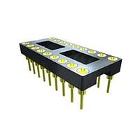 Samtec ICA-628-ZWGT Socket Strip .100" Screw Machine DIP Socket