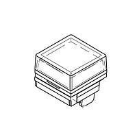 NKK Switches AT3183JB Flat Cap KP04 ILLUM PUSHBUTTON CAP