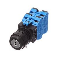 IDEC HW1K-33DF40 Keylock Switches HW 3Pos Spring Key SW