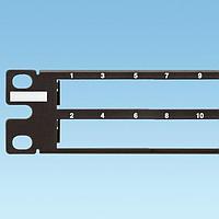Panduit QPP48HDVNSBL Fiber Optic Connectors QN Patch Panel, Vertical Printed Ports,