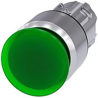 SIEMENS A6X30141046 Mushroom ILLUM. MUSHROOM PUSHBUTTON. 30MM. GREEN