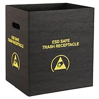 Protektive Pak 37814 Trash Receptacle TRASH RECEPTACLE, ECONOMY, SMALL, 12-1/2'' x 10'' x 14''