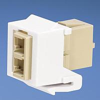 Panduit NKHDLCMIW Fiber Optic Connectors NK HORZ Multimode LC Adapt M