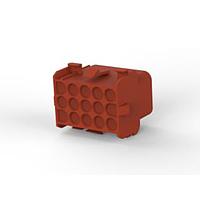 AMP Connectors - TE Connectivity 1-480711-1 Receptacle Housings CAP 15P BROWN