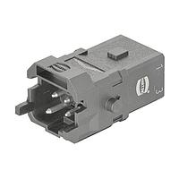 HARTING 09100032601 Heavy Duty Power Connectors HAN 1A 3+PE ML SCRW INSRT W/SNAPIN LATCH