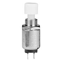 NKK Switches FB15ANEP2-FB Sealed SPST OFF-(ON) 500mA .201 WHT CAP TUR/PC