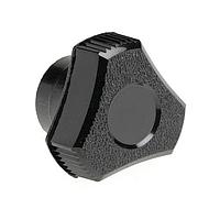 Davies Molding 3072BM Clamping Knob Clamping Three Arm 32x22x19