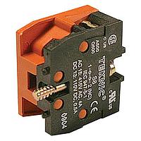 Altech S8 SPST CONTACT BLOCK NC BASE MOUNT GOLD