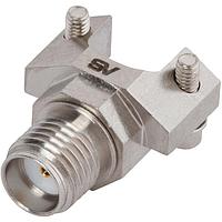 Amphenol SV Microwave SF2921-61450 PCB Connectors SMA F Solderless PCB Edge Mnt Conn 2 Hol