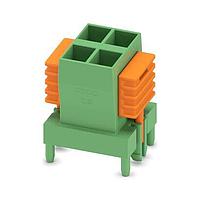 PHOENIX CONTACT 1016293 Pluggable Terminal Blocks PCB direct plug  nominal cross section: 2.5 mm  color: green  nominal current: 12 A  rated voltage (III/2): 320 V  contact surface: Tin  Number of potentials: 4  Number of rows: 2  Number of positions per row: 2  number of connections: 4  product ran