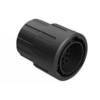 Amphenol SINE Systems RTS6BS18N23PHEC03R Plugs Plug, End Cap, 23 Position, Male, Shell Size 18, Silicone Seal and End Cap with Individual Reduced Wire Sealing