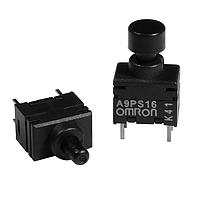 Omron Electronics A9PS-041 Switch Hardware Pushbutton, Manual Switch Blue Cap