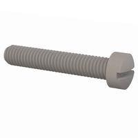 Essentra Components 011032F106 Machine Screw Fillister Slotted Screw, #10-32 Thread, 1 1/16 Lg