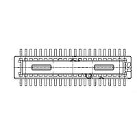 Hirose Electric DF40TC-40DP-0.4V(58) Receptacles BOARD TO FPC CONN, PLUG, 40POS