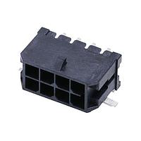 Molex 218216-0600 Headers Micro-Fit+ RA Header SMT 3mm Pitch Dual Row 6 Ckts (Sn) Plating Glow-Wire  Solder Nail Blk Reel