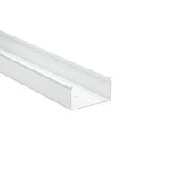 HellermannTyton 181-42004 Solid Wall Wiring Duct Solid Wall Wiring Duct, 4" x 2", Non-Adhesive, PVC, White, 120ft/Carton