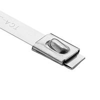 HellermannTyton MBT33H Cable Ties Stainless Steel Tie, 33" Long, 450lb Tensile Strength, SS316, Metal, 50/pkg