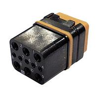 Amphenol Air LB France SIME9901SA Modular Interconnect Systems Module For crimped contacts Socket With peripheral sealing 5 contacts #22 + 6 contacts #16 Supplied without contact Polarization A