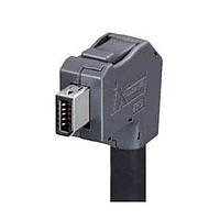 Hirose Electric IX30G-B-10S-CVL1(7.0) Industrial IX Series Plug Type B 26 to 28 AWG 10pos Female Contact Downward Cabling