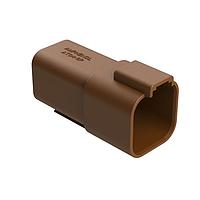 Amphenol SINE Systems AT04-6P-BRN Connectors A SERIES-AT-CONNECTORS