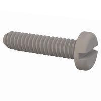 Essentra Components 010632P062PC Pan Slotted Pan Slotted Screw, #6-32 Thread, 5/8 Lg