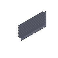 Vicor 30775 Heat Sinks VI-200 Long 0.7"