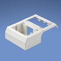 Panduit T70WC2IW Power Rated Fitting T-70 Workstation Outlet Center for Snap-