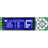 Matrix Orbital LK204-7T-1U-WB-LV-E LCD Character Displays 20x4, 7key, wht/blu Low Volt, Ext Temp