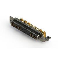 EDAC 630-17W5240-4N3 Mixed Contact D-Sub Connectors Right-angle Power Combo D-Sub Connector