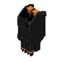 Weidmuller 1497740000 Pluggable Terminal Blocks BHF 5.00/02/180LH BK/BK