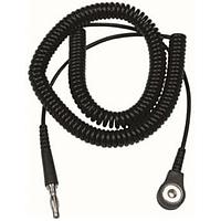 Desco 95317 Wrist Band Coil Black 12'