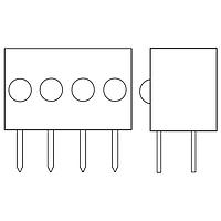 Dialight 555-4009F LED Circuit Board Indicators 2 MM QUAD CBI
