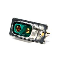 Amphenol CONEC 302W2CPXX41A10X Mixed Contact D-Sub Connectors 2W2C M LOADED POWER SOLDER CUP