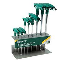 SATA 09118 Set of 9 hexagonal punches