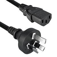Qualtek Electronics 374009-01 AC Power Cord INTL 1.8m 3X1.0 10A AS3112/AUSTR C13