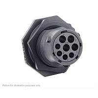 Eaton Souriau-Sunbank UTSX7148S Receptacles Jam nut receptacle, without backshell, for 8 female contacts, IP68/69K