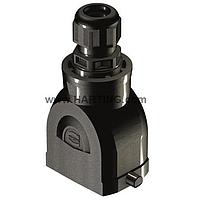 HARTING 19431060445 Hoods HAN-ECO 6B HD TP ENT SNGL LVR M20 W/GLAND